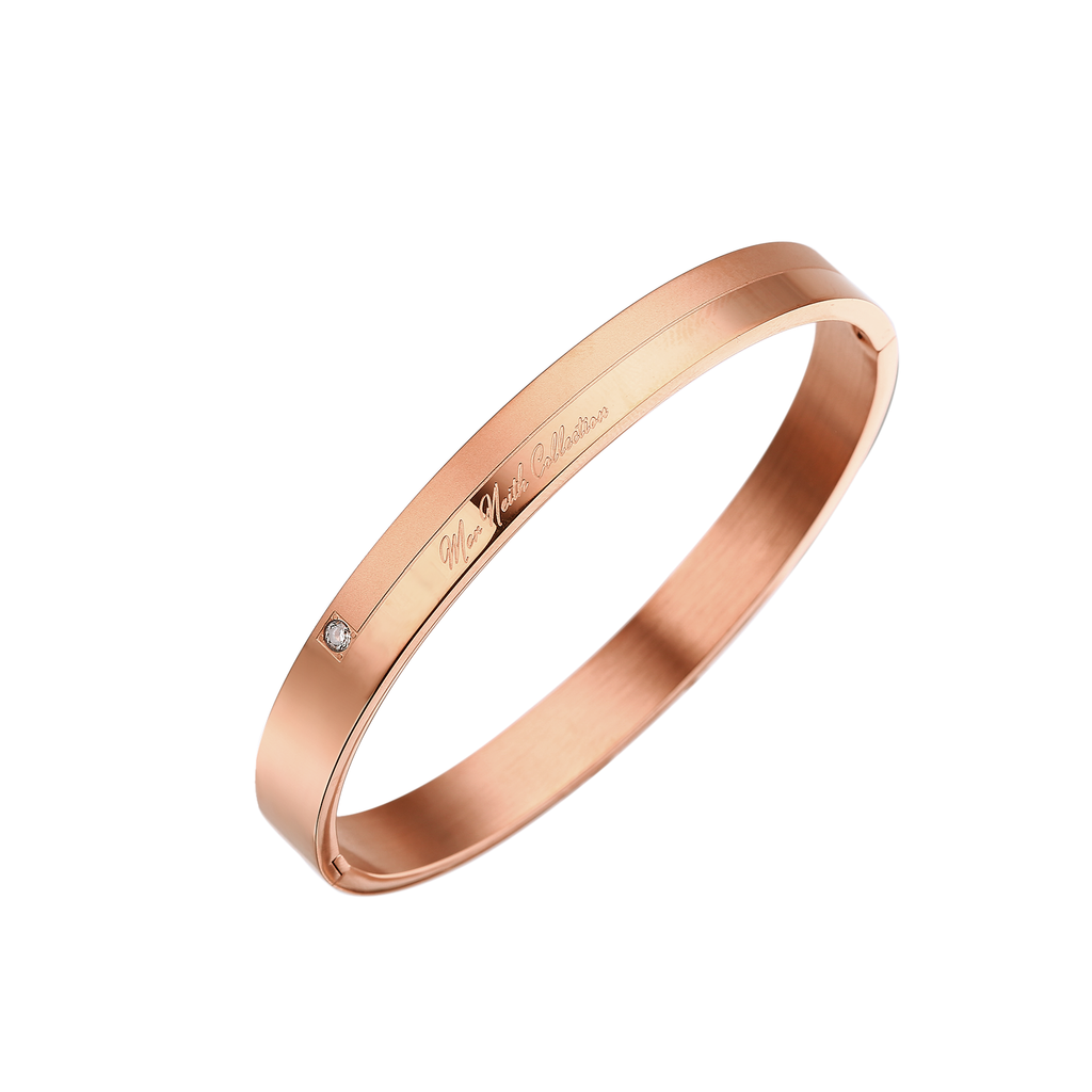 18k Trilogy Rose Gold Signature Bracelet