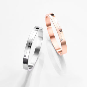 18k Trilogy Rose Gold Signature Bracelet