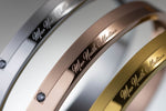 18k Trilogy White Gold Signature Bracelet