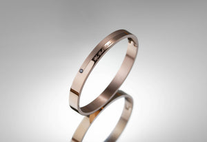 18k Trilogy Rose Gold Signature Bracelet