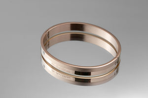 18k Trilogy Rose Gold Signature Bracelet